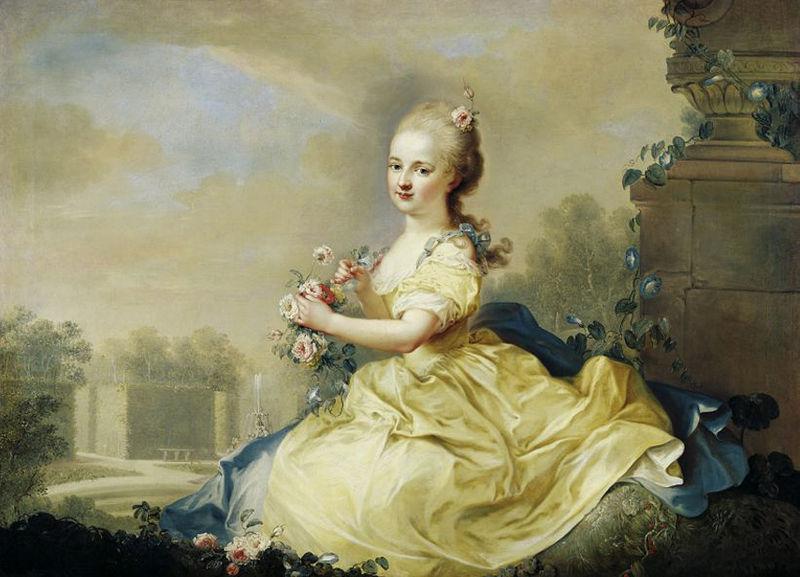 unknow artist Portrait of Maria Josepha Hermengilde Germany oil painting art